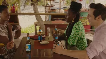 Zara Womens Printed Shirt Dress worn by DS Naomi Thomas (Shantol Jackson) as seen in Death in Paradise (S12E01)