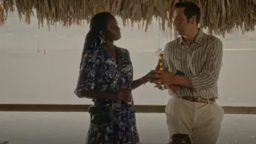 Ba&sh Udaile Dress worn by DS Naomi Thomas (Shantol Jackson) as seen in Death in Paradise (S12E03)