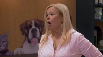 Baublebark Drink Statement Earrings worn by Jana (Caroline Rhea) as seen in Lopez vs. Lopez (S01E12)