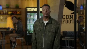 The Kooples Flower Garden Button Front Jacket worn by Spencer James (Daniel Ezra) as seen in All American (S04E18)