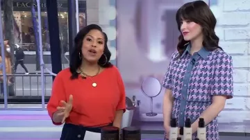 Sandro Tweed Robe portée par Jenna Rosenstein comme vu dans Aujourd’hui le 22 février 2023