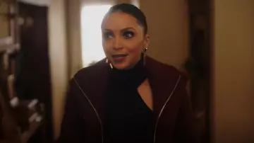 Alice + Olivia Kiki Dress worn by Cecile Horton (Danielle Nicolet) as seen in The Flash (S08E06)