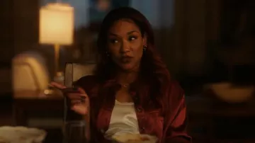 FRNCH Camargue Shirt worn by Iris West-Allen (Candice Patton) as seen in The Flash (S08E07)