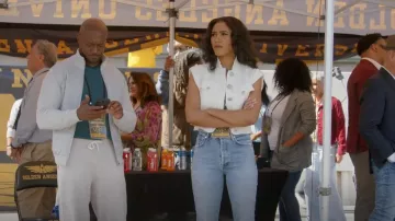 Veronica Beard Anastasia Gilet porté par Layla Keating (Greta Onieogou) comme vu dans All American (S04E20)