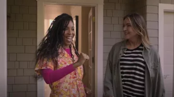 Big Bud Press Spring Rapture Short Sleeve Jumpsuit worn by Gaby (Jessica Williams) as seen in Shrinking (S01E05)