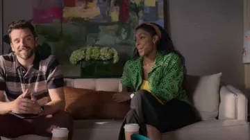 Rachel Comey Ponder Shirt worn by Gaby (Jessica Williams) as seen in Shrinking (S01E05)