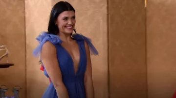 Vestido 2 Party Melania Gown en bígaro usado por Gabi Elnicki como se ve en The Bachelor (S27E05)
