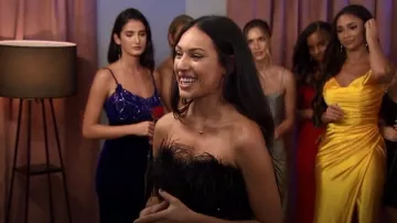 Cinderella Divine CH147 - Vestido de noche de lentejuelas usado por Mercedes Northup como se ve en The Bachelor (S27E05)