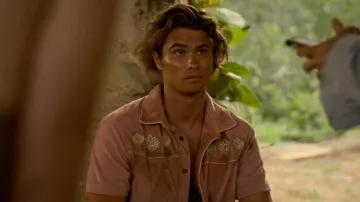 Dandy Del Mar The Gaucho Shirt worn by John B Routledge (Chase Stokes) as seen in Outer Banks (S03E02)