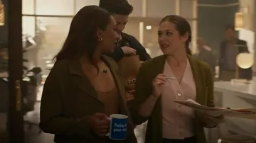 Dynamite Cropped Trench Blazer worn by Iris West-Allen (Candice Patton) as seen in The Flash (S09E01)