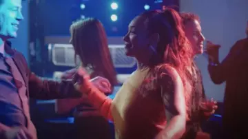 Monse Ribbed One Sleeve Merino Wool Blend Sweater Dress worn by Iris West-Allen (Candice Patton) as seen in The Flash (S09E02)