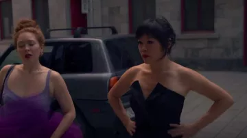 The Kooples Short Dress worn by Marissa Wong (Grace Lynn Kung) as seen in Wong & Winchester (S01E02)