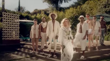 Monique Lhuillier Bouquet Printed Gathered Caftan Dress worn by Rosa as seen in The Rookie: Feds (S01E12)