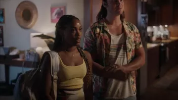 Open Edit Cutout Waist Mi­di Skirt worn by Billie (Dia Nash) as seen in The Rookie: Feds (S01E12)