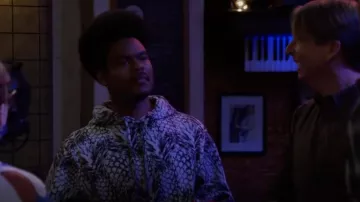 Twenty Monreal Pineapple Hoodie worn by Carter (Julian Gant) as seen in Call Me Kat (S03E15)