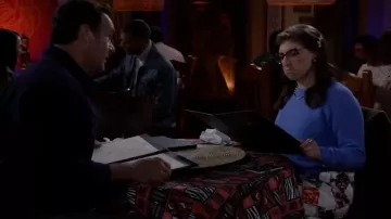 Anthropologie Carleen Patchwork Jupe midi portée par Kat (Mayim Bialik) vue dans Call Me Kat (S03E15)