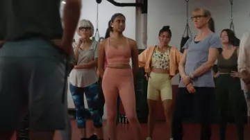 Old Navy Hands-Free Pocket Biker Shorts worn by Jenny Matthews (Jessalyn Wanlim) as seen in Workin' Moms(S07E06)