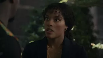 Gorjana Parker Mini Necklace worn by Adriana (Anna Uzele) as seen in Dear Edward (S01E06)