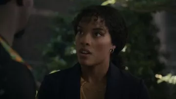 Gorjana Slater Necklace worn by Adriana (Anna Uzele) as seen in Dear Edward (S01E06)