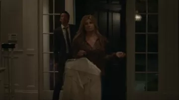 Ulla Johnson Calista Blouse worn by Dee Dee (Connie Britton) as seen in Dear Edward (S01E06)