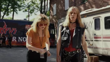 Topshop Biker Jackets worn by Ruby Ruin (Chloë Sevigny) as seen in Poker Face (S01E04)