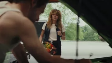 Rag & Bone The Slub Tee worn by Charlie Cale (Natasha Lyonne) as seen in Poker Face (S01E07)