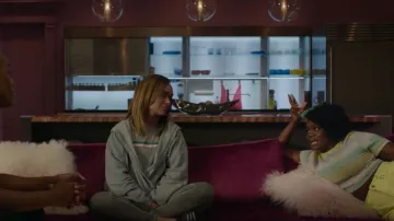River Island Space Dye Crop T-Shirt worn by Angie Wilson (Shoniqua Shandai) as seen in Harlem (S02E06)