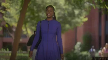 Robe de patineur Mugler portée par Annika Longstreet (Justine Skye) vue dans grown-ish (S05E15)