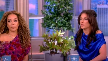 The Sei Draped Top worn by Alyssa Farah as seen in The View on  February 27, 2023