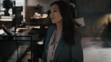 Theory Etiennette Jacket worn by Emma Hill (Catherine Haena Kim) as seen in The Company You Keep (S01E02)