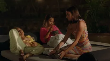 Missoni Cutout Printed Mesh Maxi Dress usado por Paige DeSorbo como se ve en Summer House (S07E01)