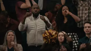 Brunello Cucinelli Zip Up Padded Gilet worn by Phillip Banks (Adrian Holmes) as seen in Bel-Air (S02E02)