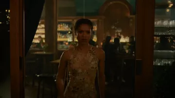 Bronx And Banco Sicilia Ruffle Dress In Multi worn by Sophie (Gugu Mbatha-Raw) as seen in Surface (S01E03)