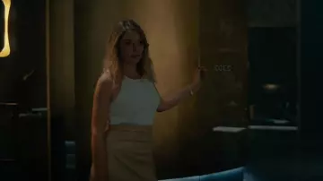 Nanushka Malorie Ruched Skirt worn by Caroline (Ari Graynor) as seen in Surface (S01E04)