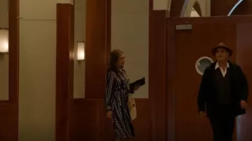 Marella Menage Shirt Dress worn by Cynthia Panabaker (Deirdre Lovejoy) as seen in The Blacklist (S10E01)