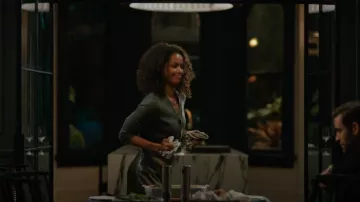 AllSaints Women's Orri 2-In-1 Dress worn by Sophie (Gugu Mbatha-Raw) as seen in Surface (S01E06)