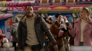 Nobis El­roy Quilt­ed Down Jack­et worn by Jake Crawford (Jordan Calloway) as seen in Fire Country (S01E14)