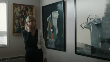 Alice + Olivia Willa Combo Placket Shirt usada por Claire Scott (Rebecca Brooksher) como se ve en FBI: Most Wanted (S04E12)