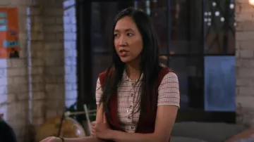 Madewell Barbrook Button Front Sweater Polo worn by Ellen (Tien Tran) as seen in How I Met Your Father (S02E06)