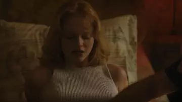 Citizens of Humanity Isabel Rib Tank worn by Iris (Emma Laird) as seen in Mayor of Kingstown (S02E03)