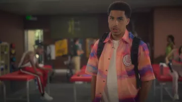 Just Cavalli Slim-Fit Button-Front Shirt usada por Andre Johnson, Jr. (Marcus Scribner) como se ve en grown-ish (S05E16)