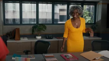 Rag & Bone Renee Crochet Knit Dress worn by Kellys Mom as seen in Pretty Hard Cases (S03E09)