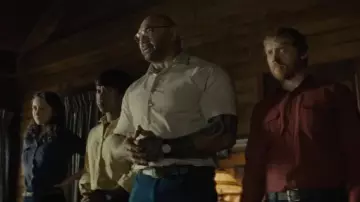 George Analog Strap Watch worn by Leonard (Dave Bautista) as seen in Knock at the Cabin movie