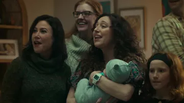 Casio digital watch in white worn by Marisol (Mariana Treviño) as seen in A Man Called Otto movie outfits