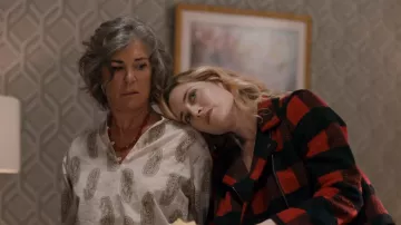 BB Dakota Bell Behaved Plaid Jacket worn by Adeline French (Charlotte Sullivan) as seen in Pretty Hard Cases (S02E11)