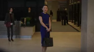 Victoria Beckham Mid-Length Dress worn by Francesca (Li Jun Li) as seen in Sex/Life (S02E01)