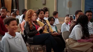 Vince All-over Floral-Print Shirt worn by Barbara Howard (Sheryl Lee Ralph) as seen in Abbott Elementary (S02E17)