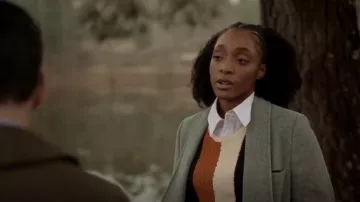 A.L.C. Marco Top usado por Faith Mitchell (Iantha Richardson) como se ve en Will Trent (S01E08)