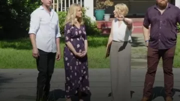 Ingrid & Isabel Maternity Dress worn by Amber Hayes as seen in Home Town (S07E10)