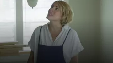 Madewell Central Shirt worn by Erin Napier as seen in Home Town (S07E10)